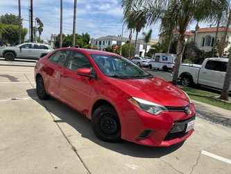 Toyota Corolla Red 4-Door Sedan