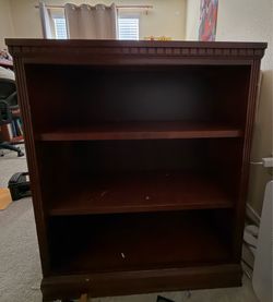 Solid wood book shelf