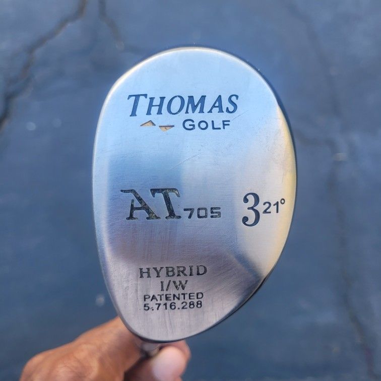 Left Hand Thomas Golf Hybrid 3 21 Degrees loft.