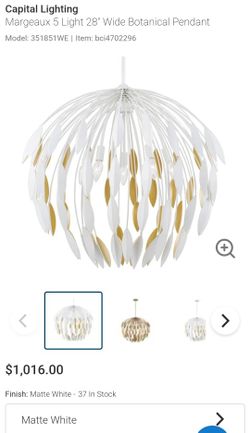 Capital Lighting Margeaux 5 Light 28" Wide Botanical Pendant