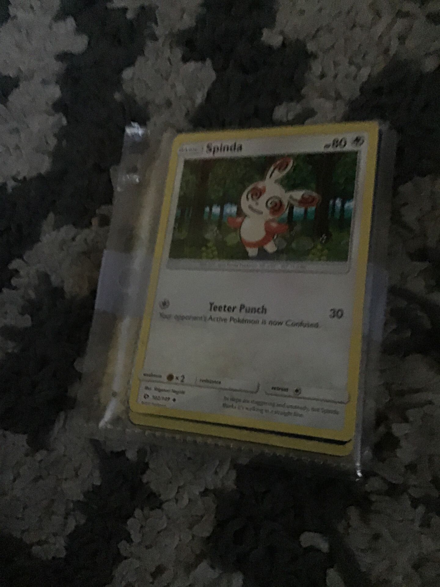 Randomized pokemon binder page