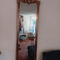Vintage Preform Gold Full Length Hanging Mirror $100 OBO