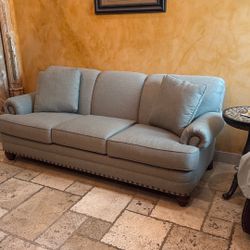 Beautiful Light Gray Couch /Sofa Like New In Guest Room Excellent $275