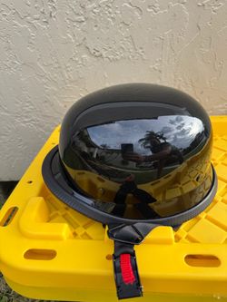 Gloss Black Half Shell Motorcycle Helmet