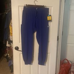 Scrub Pants Joggers Galaxy Blue