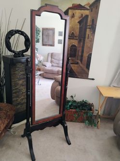 Self Standing Arched Mirror. 6' Tall