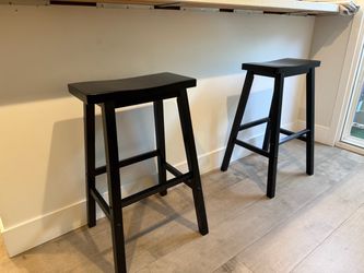 Black Bar stools 29”