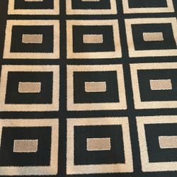 Black And Tan Rug 