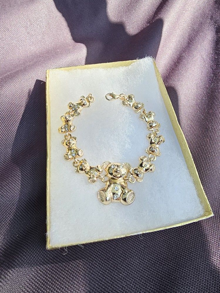 I Deliver I Ship 14k Gold Plated  Bracelet