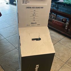 Klipsch Cinema 400 Sound Bar Speakers New 