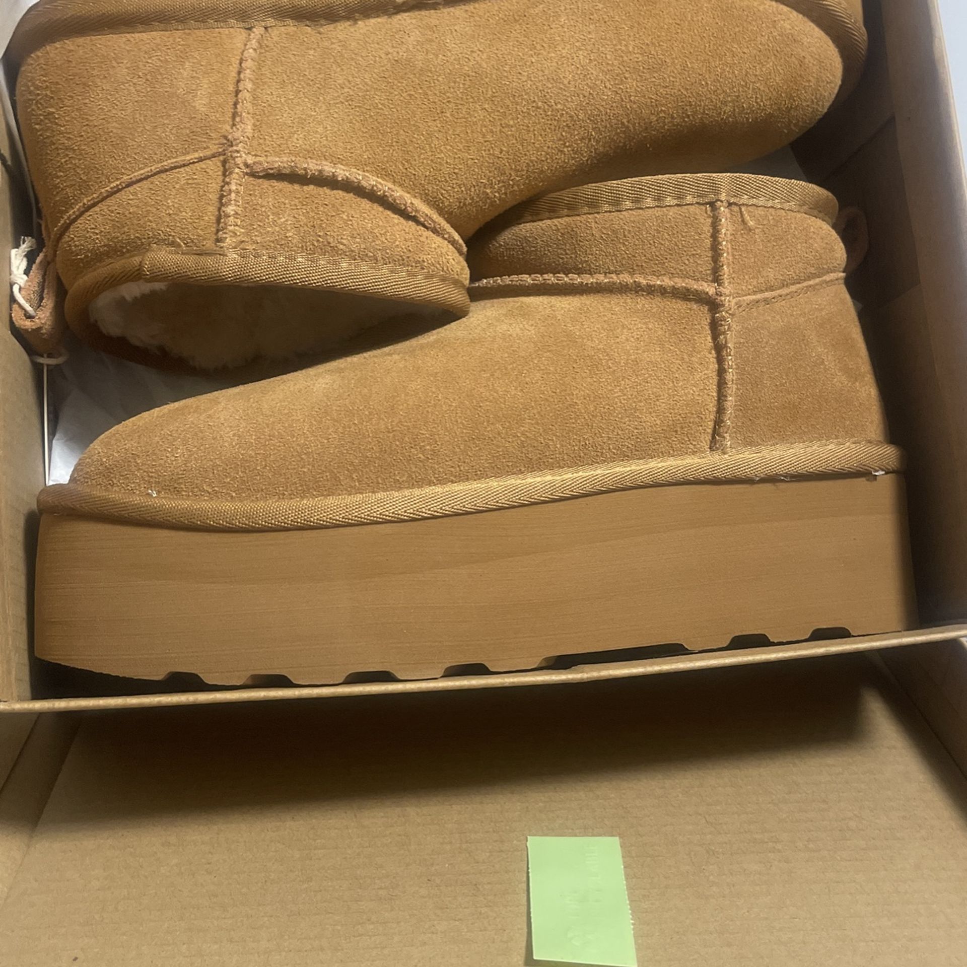 Women’s Platform Boots Hippy Chesnut