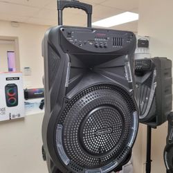 15’ BLUETOOTH SPEAKER KAREOKE MIC