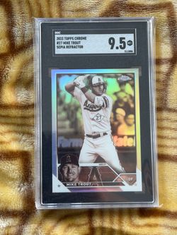 Mike Trout Sepia Refractor