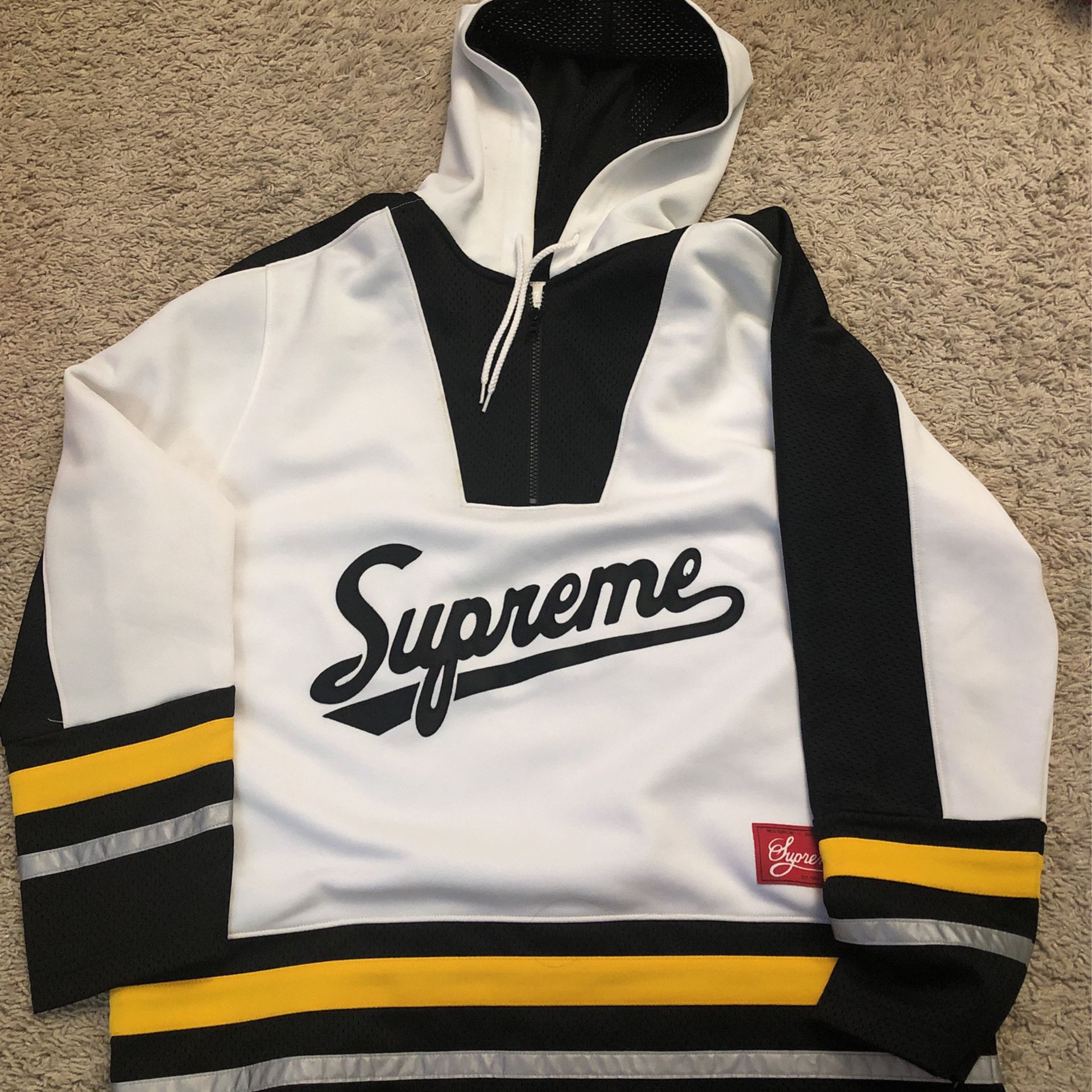 Supreme Hockey Jersey/hoodie Size large