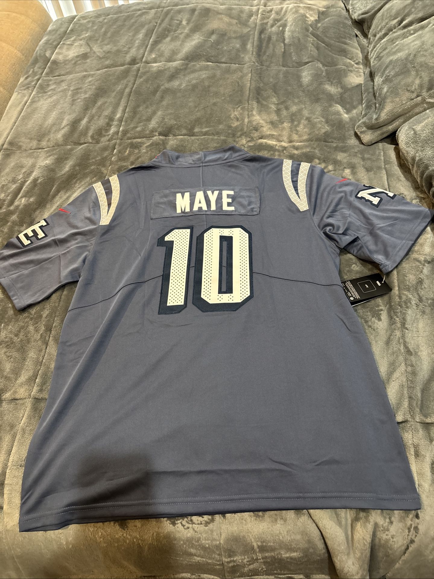 NFL New England patriots #10 Drake Maye rivalry edition Jersey