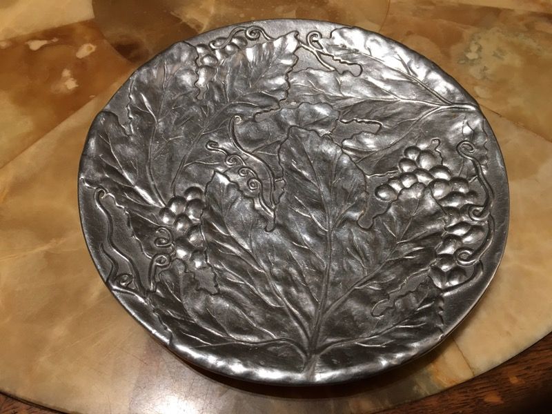Wilton company pewter dish