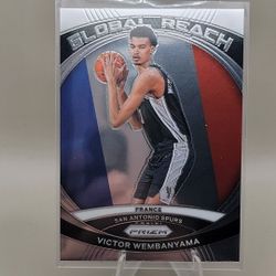 2023 Panini Prizm- Victor Wembanyama Global Reach Rc