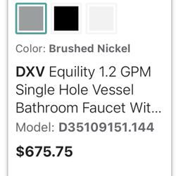 Dxv Bathroom/kitchen Faucet 