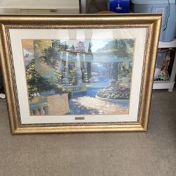 Limited Edition Print Signed By Howard Behrens, Bellagio Gardens