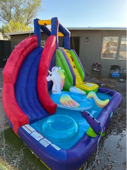 Inflatable slide