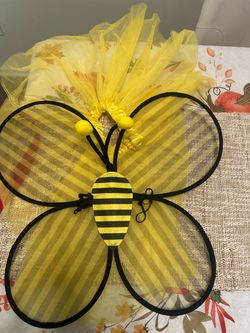 Bumble Bee Costume Wings and Tutu Set