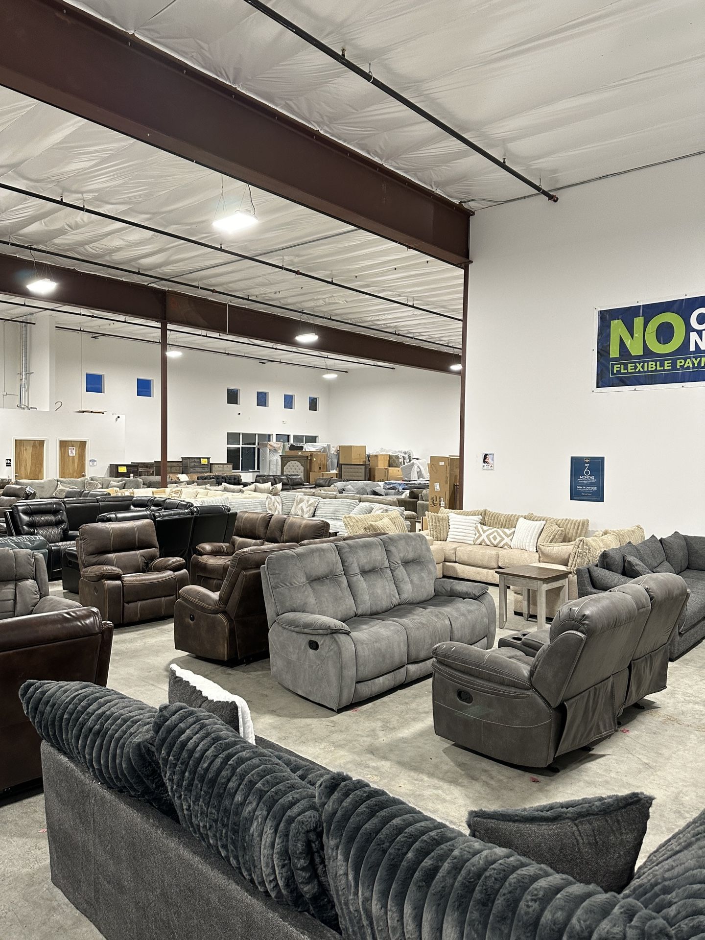 RECLINING SOFAS AND MORE! Brand New!