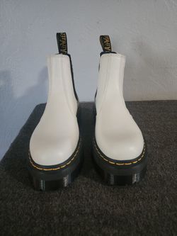 Dr. Martens White Chelsea Boot