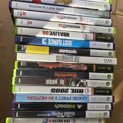 XBOX GAMES 17 TOTAL 
