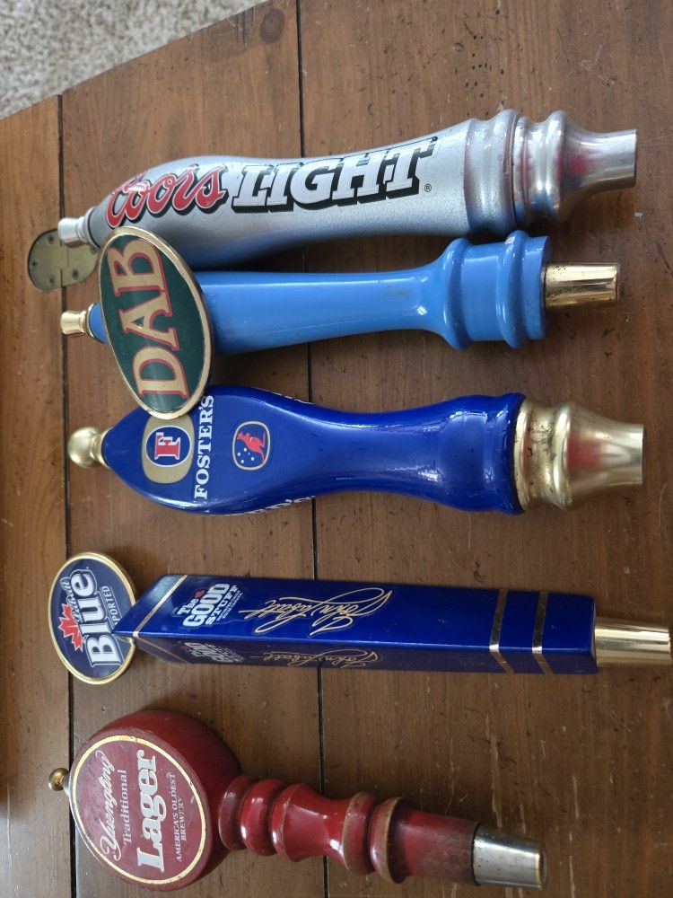 5 Different Beer Taps