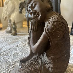 Sleeping Young Buddha Boy Statue 