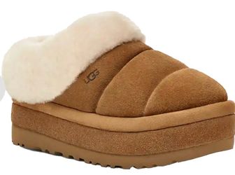 UGG Platform Slippers Chestnut Suede