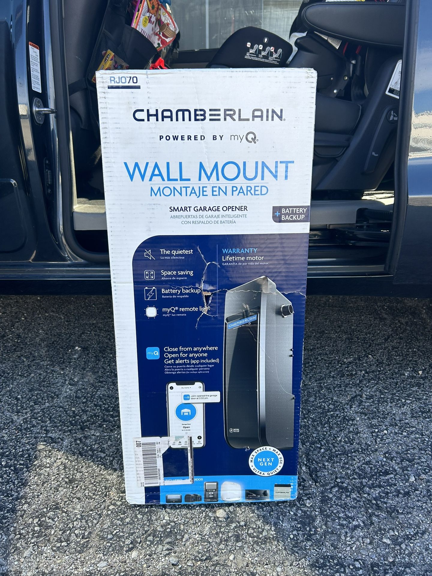 New Chamberlain Garage Door Opener must sell today. Best price will be taken.