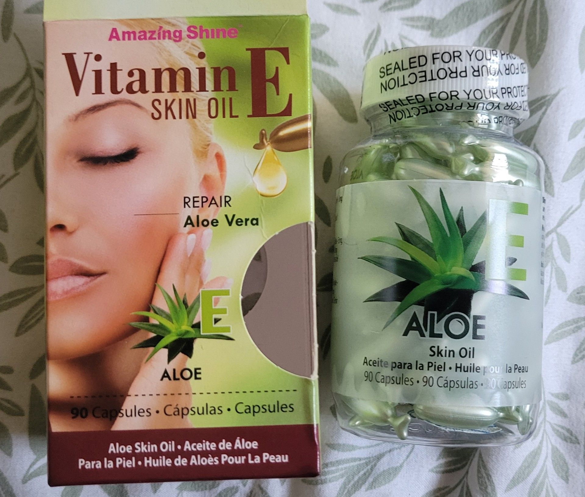 Vitamin E skin oil