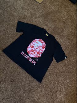 Black & Pink Bape Tee (Large)