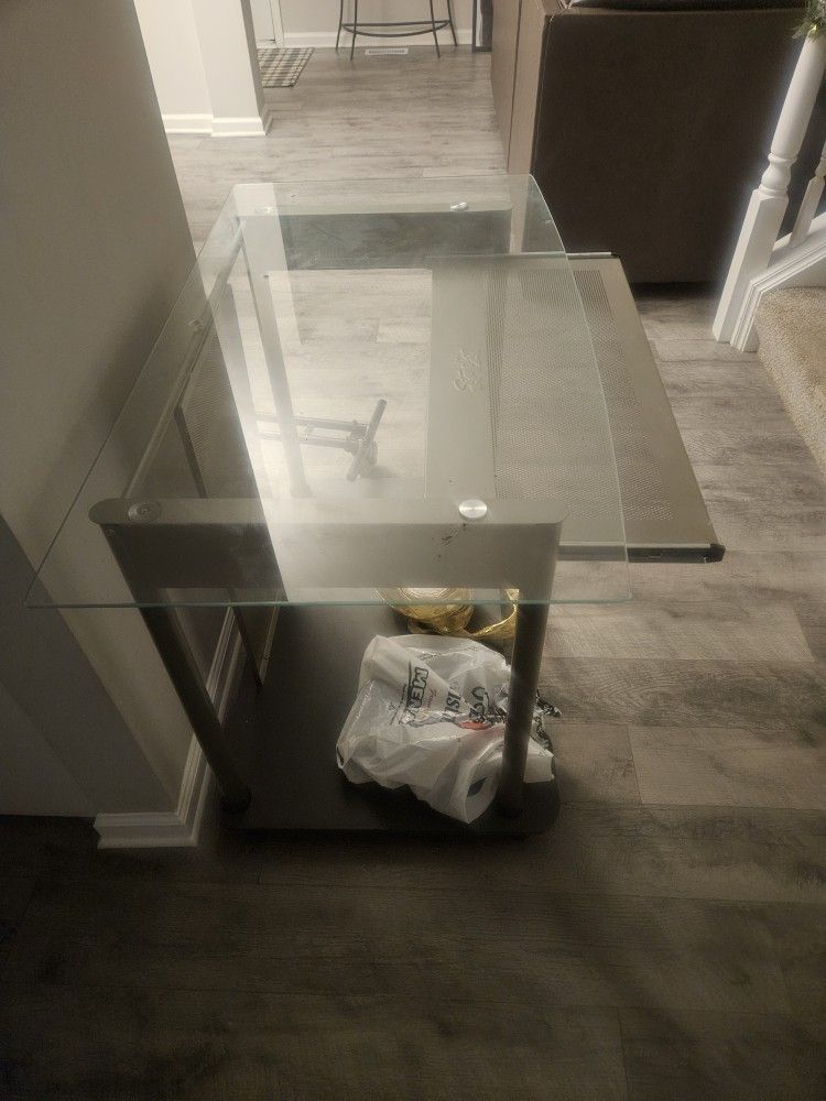 Glass Desk