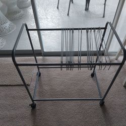 IdeaWorks Rolling Pants Trolley, Steel

