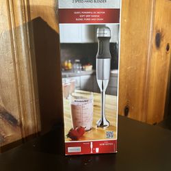 NEW….. KitchenAid® 2 Speed Hand Blender, Contour Silver