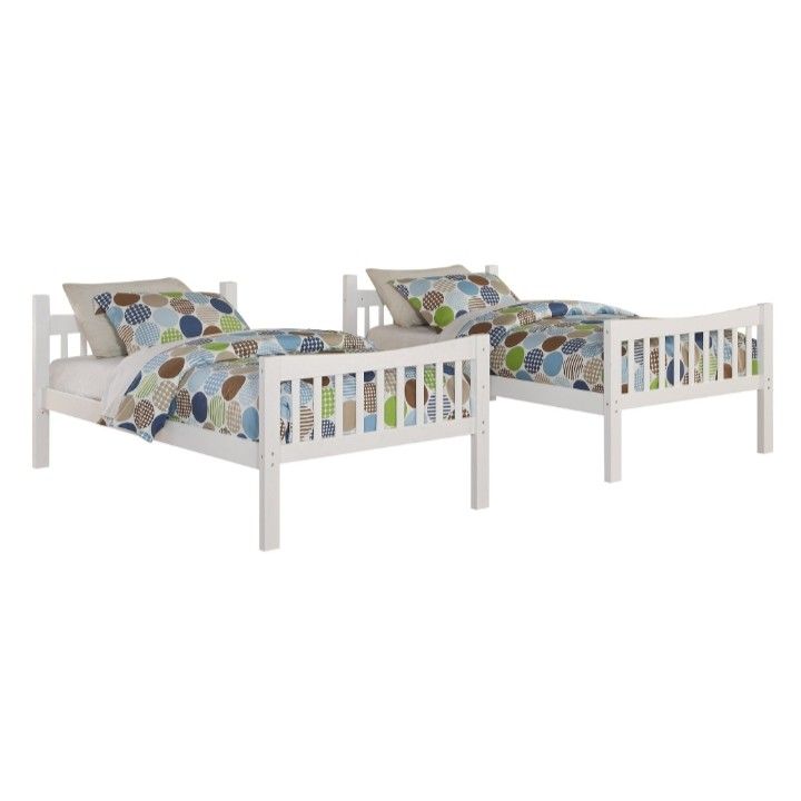 Twin Bunk Bed Convertible to 2 Separate Beds
