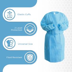 blue hospital gowns