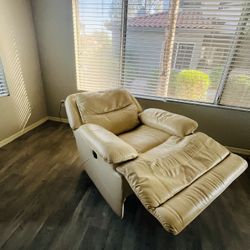 Leather Power Recliner 