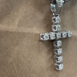 Real Diamond Cross Pendant/Charm