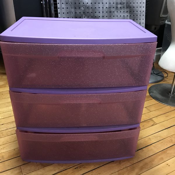 Sterilite Purple Plastic Storage Drawers For Sale In Chicago Il