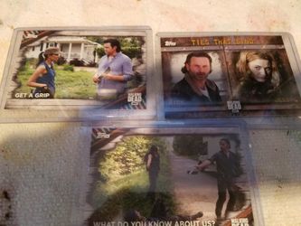 WALKING DEAD CARDS