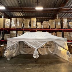 New Heavy Duty 10x20 Feet POP Up Canopy w/ Sidewalls Gazebo Tent No Assemble Eazy Up Shade Carport 10'x20'