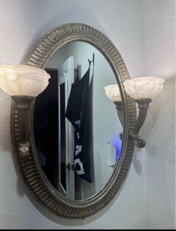 Mirror with light