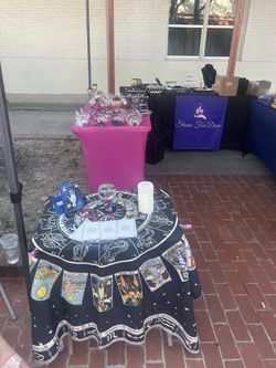 Candles Tarot Cards Stones 