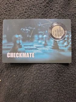 Checkmate Chess Collectible Coin Card