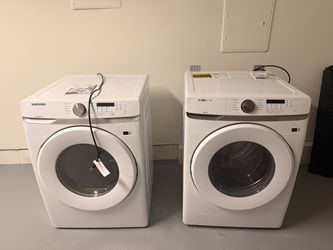 Samsung Washer + Electric Dryer Set
