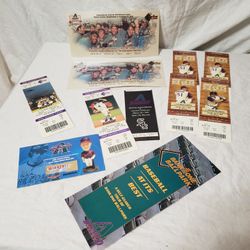 lot of 11 Arizona Diamondbacks Old Tickets