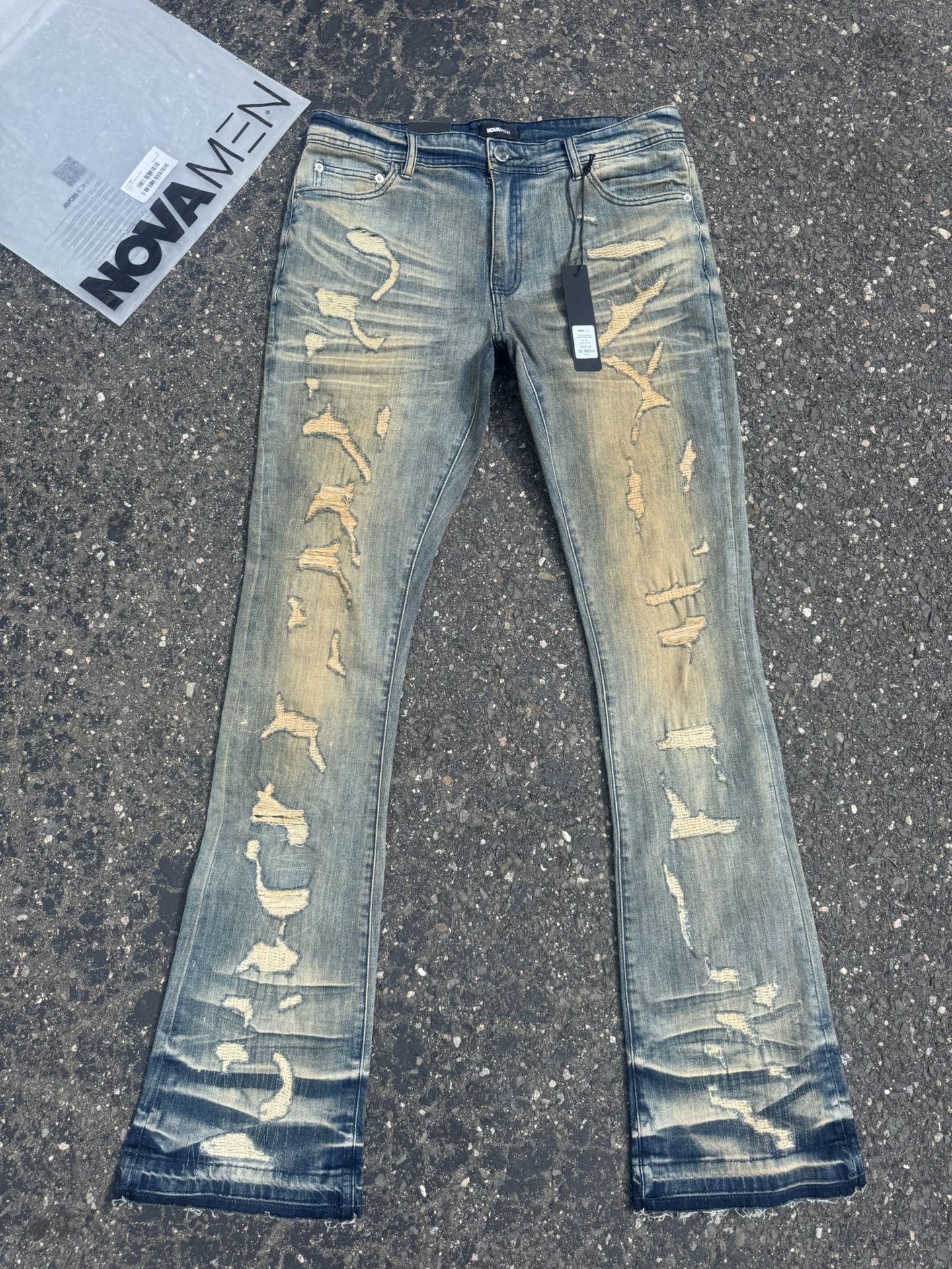 NO CAP SKINNY FLARE JEANS 